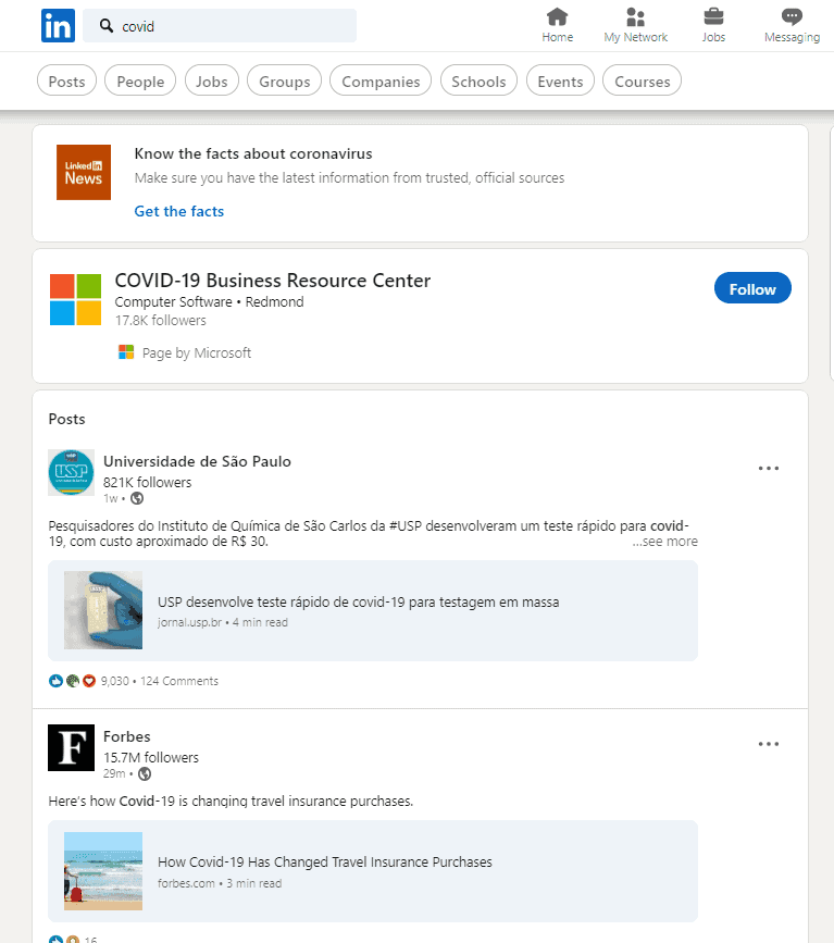 What is a website in 2021 - Connected User Experiences like LinkedIn's Enterprise Search