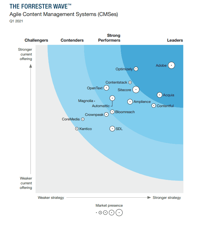 The Forrester Wave for Agile Web Content Management Systems