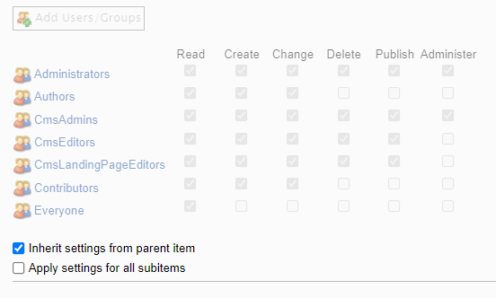 Optimizely Access Rights Settings - More Power out of Box
