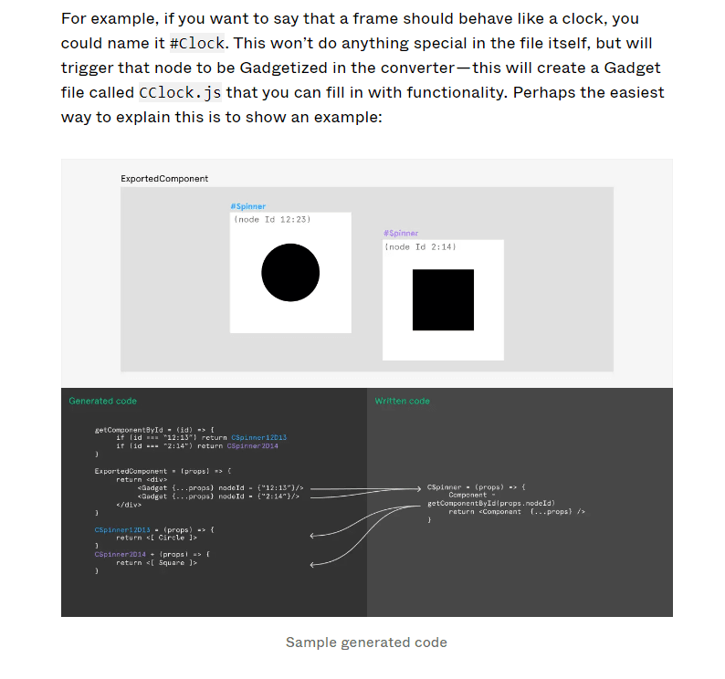 Code generation in the future of UX design.