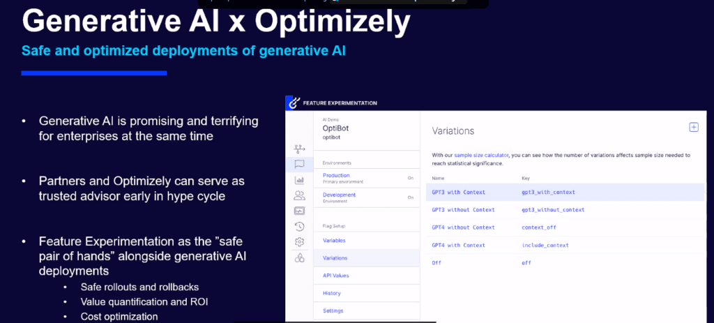 Generative AI and Optimizely 2023