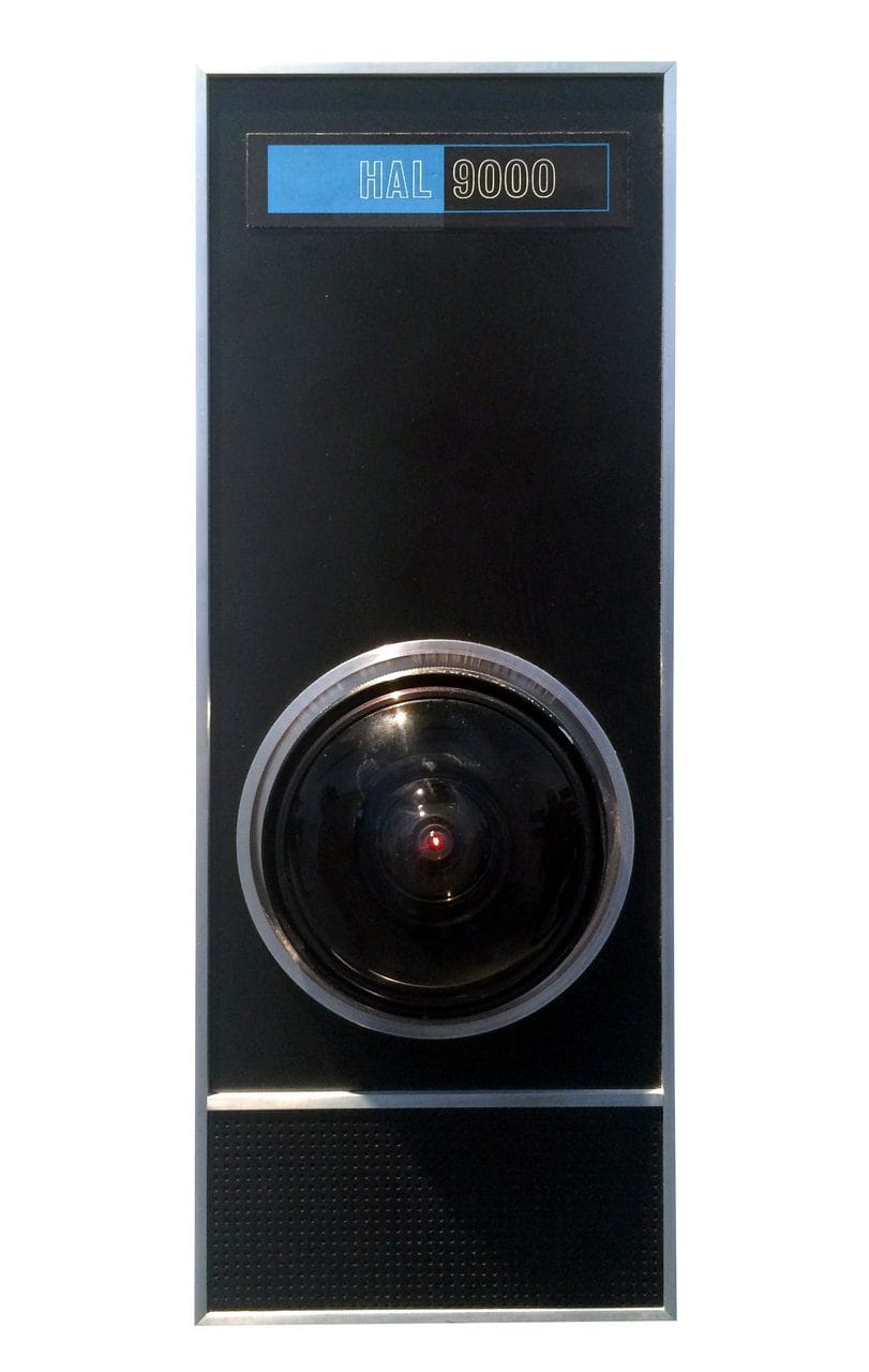 HAL 9000 faceplate and lens